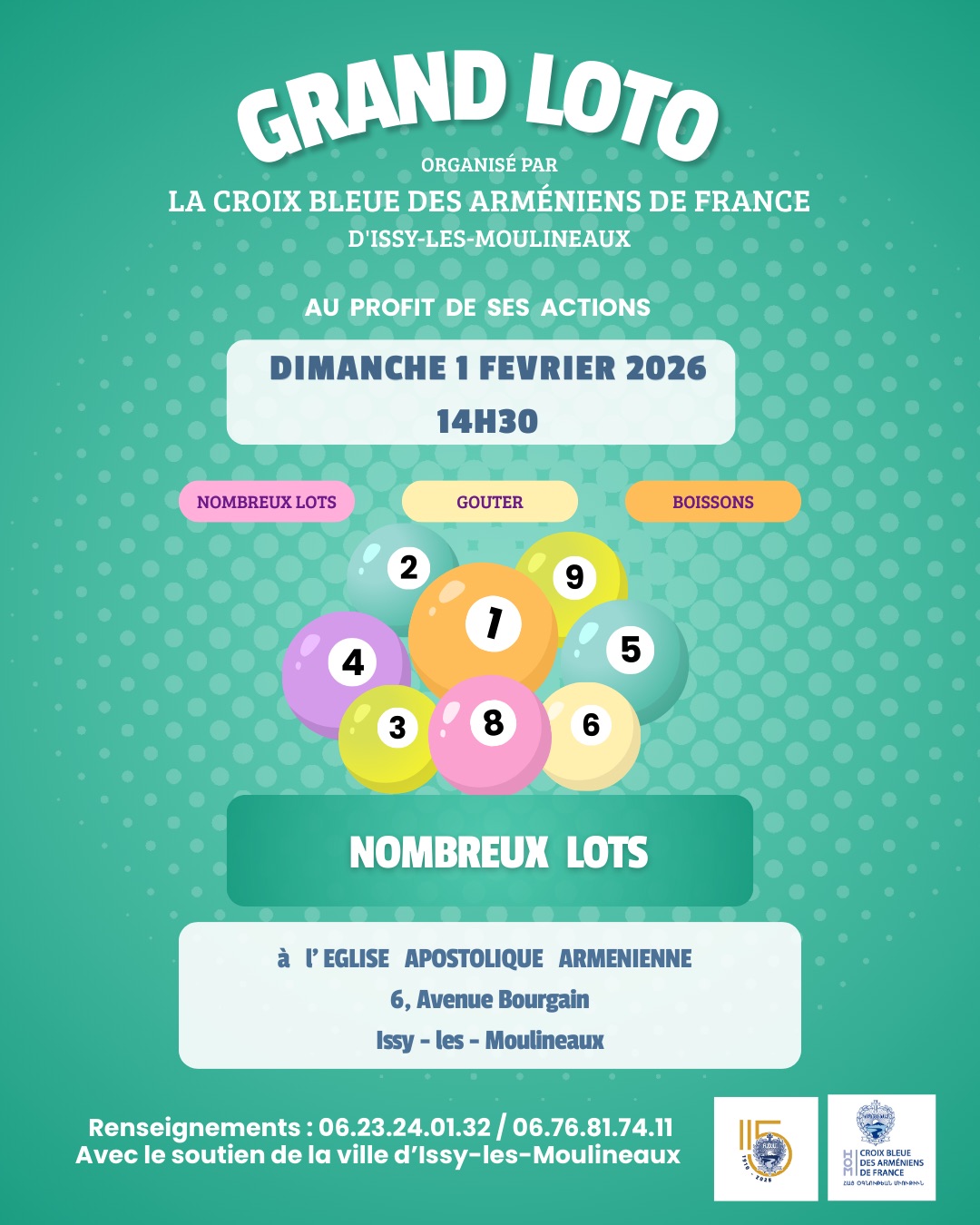 ORGANISÉ PAR LA CROIX BLEUE DES ARMENIENS DE FRANCE - 1